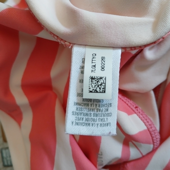 Aerie Chill Play Move Pink Tropical Palm Print Athletic Leggings Womens Medium - Picture 8 of 12